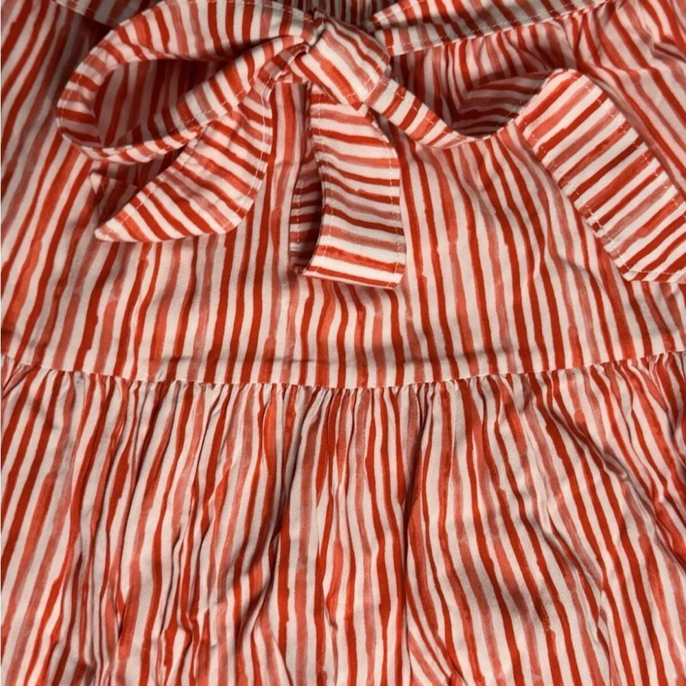 Lands End red striped skirt NWT small - Picture 3 of 5